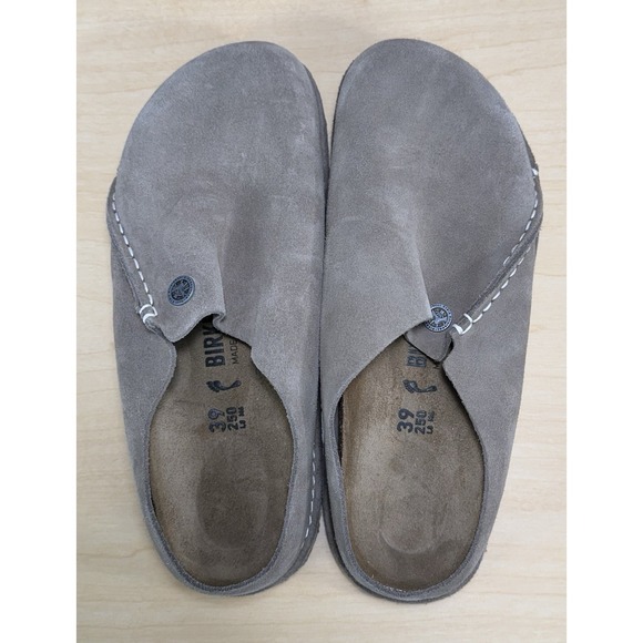 Birkenstock Zermatt Premium Suede Leather Clogs Brown EU 39 Women's US 8 - Picture 5 of 9